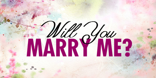Marriage Banner 1 Will You Marry Me Vinyl Banners